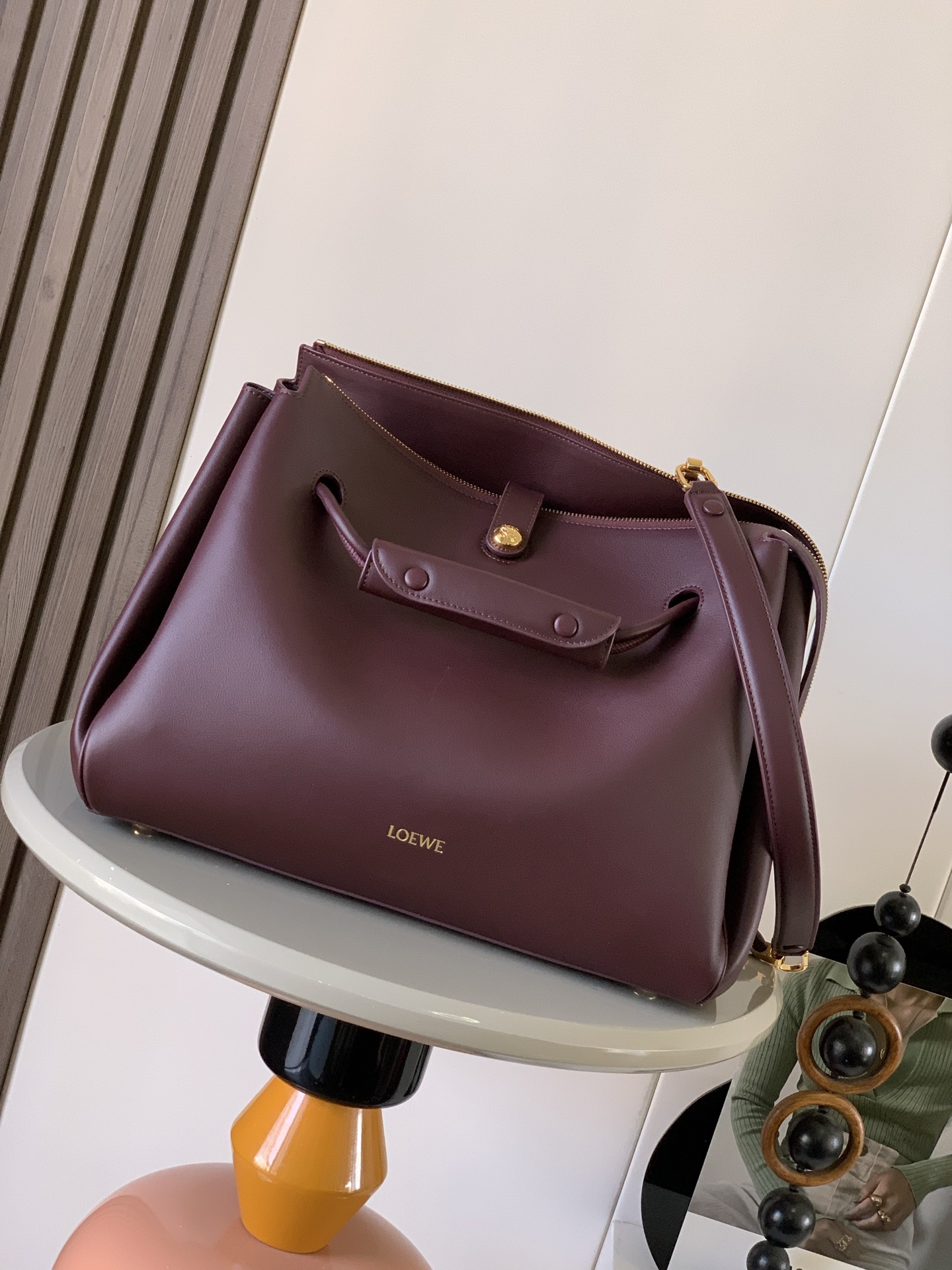 Loewe Large Madrid bag in supple calfskin Red – LOEWE