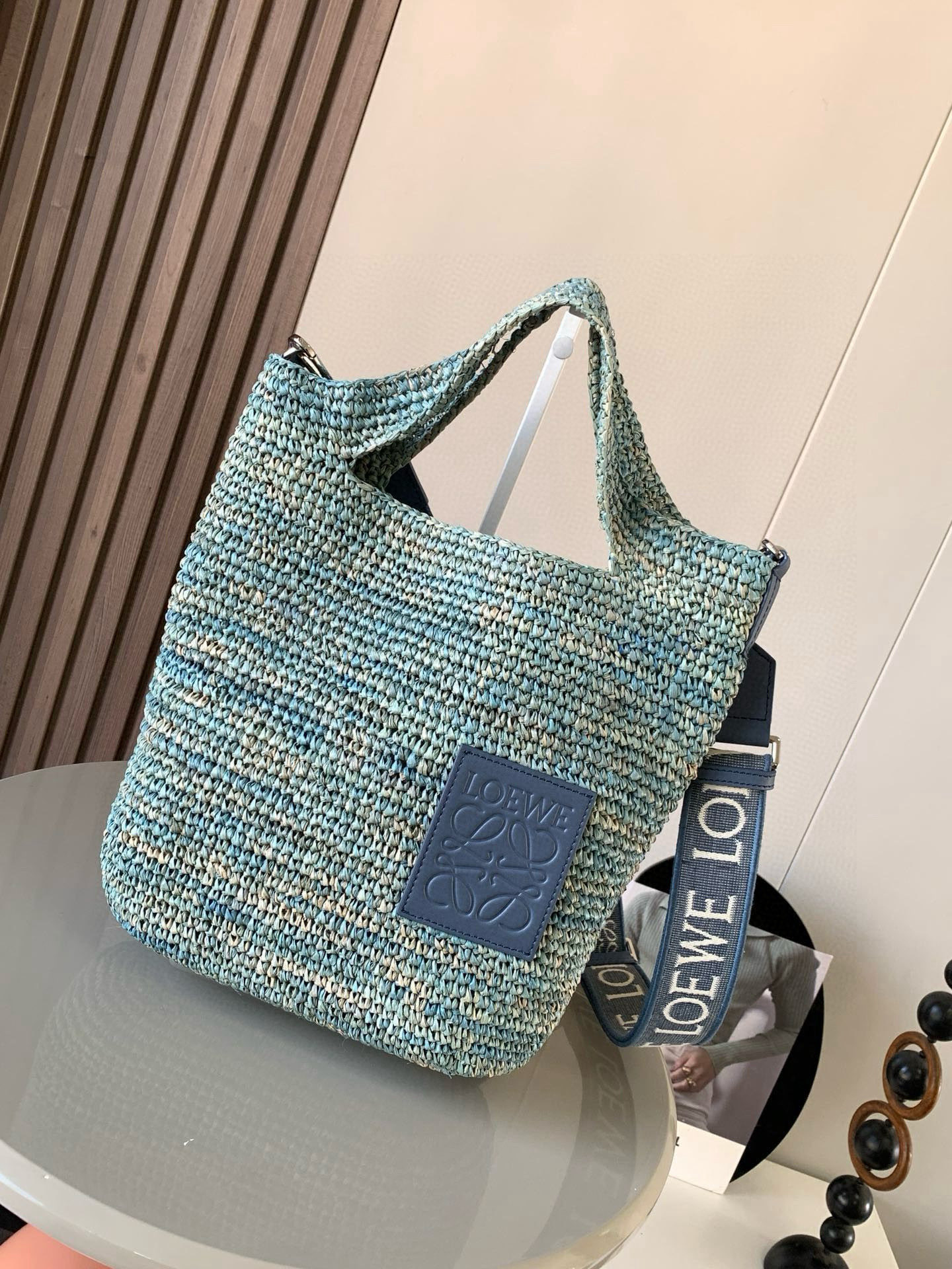Loewe Signature Slit Mini 2023 – Blue Totes, Handbags –