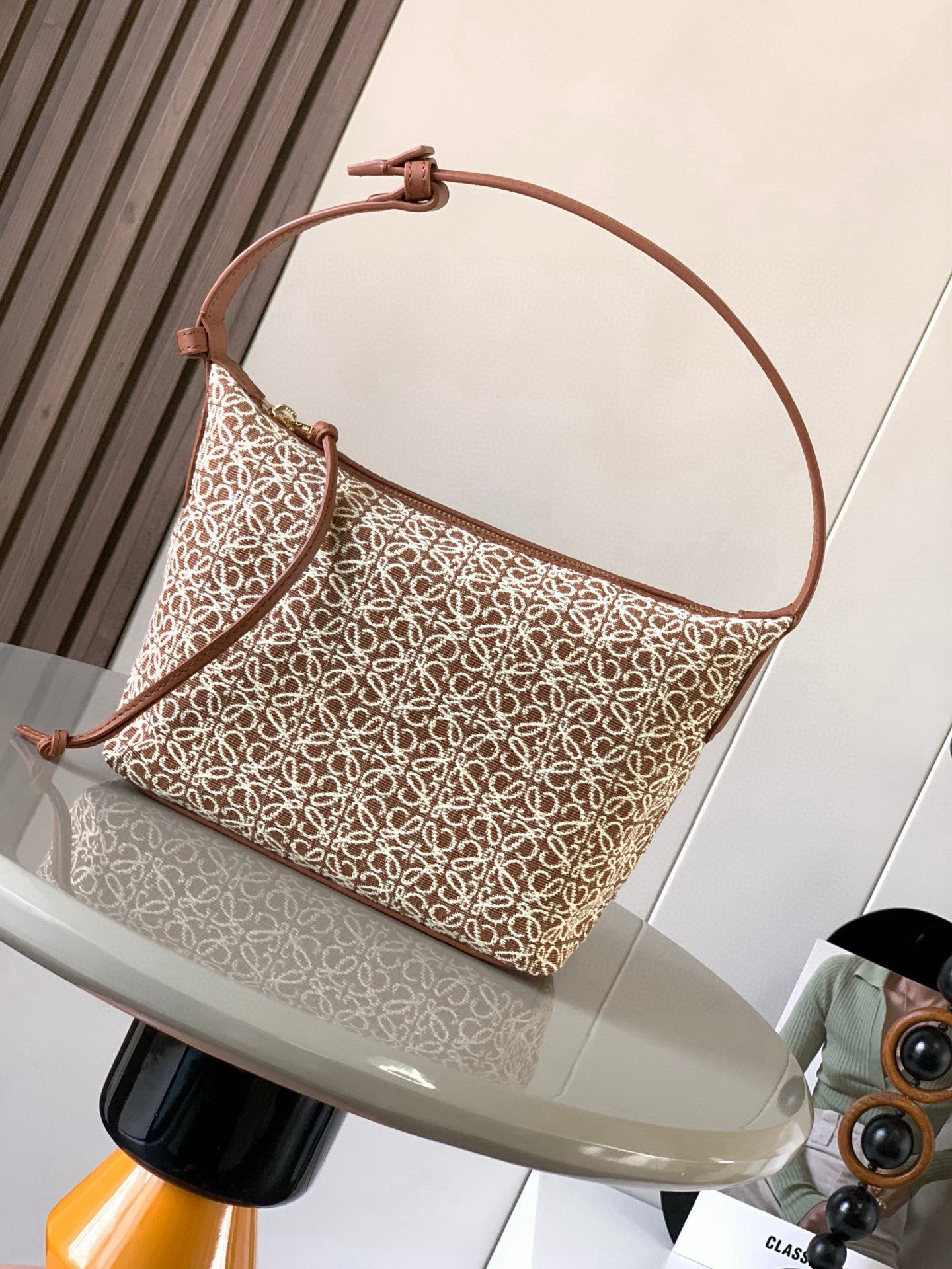 Loewe Small Anagram Cubi Bag – Brown Handle Bags, Handbags – LOW46974