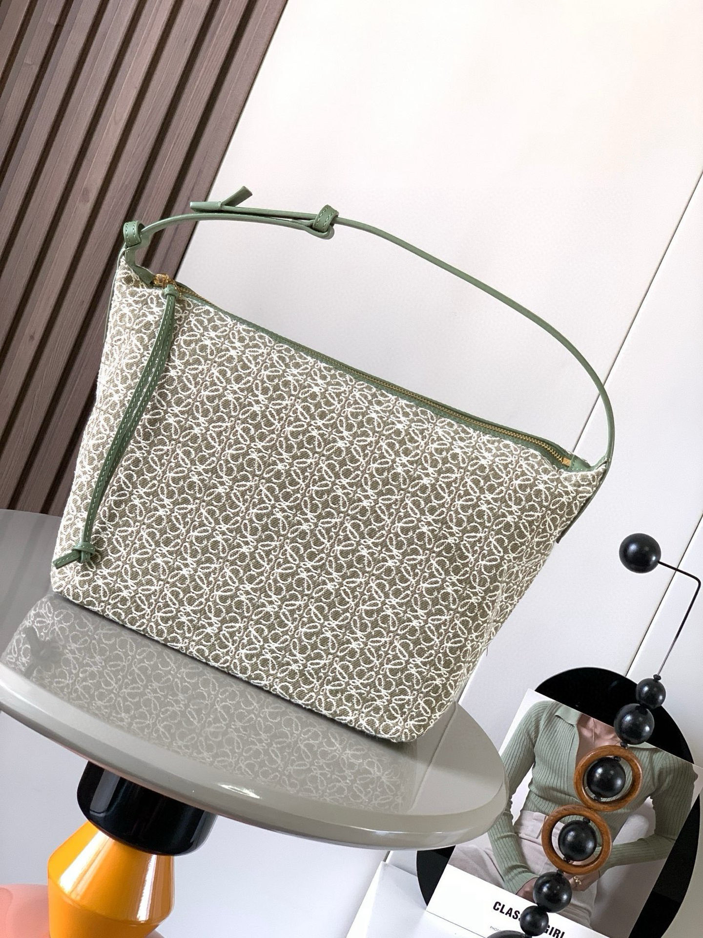 Loewe Small Anagram Cubi Handle Bag – Green Handle Bags, Handbags – LOW55887