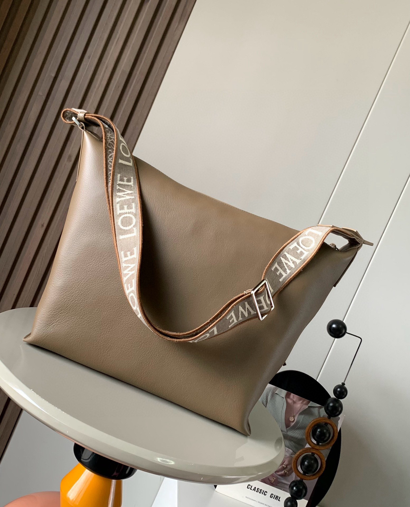 Loewe Cubi Crossbody Bag in Supple Smooth Calfskin