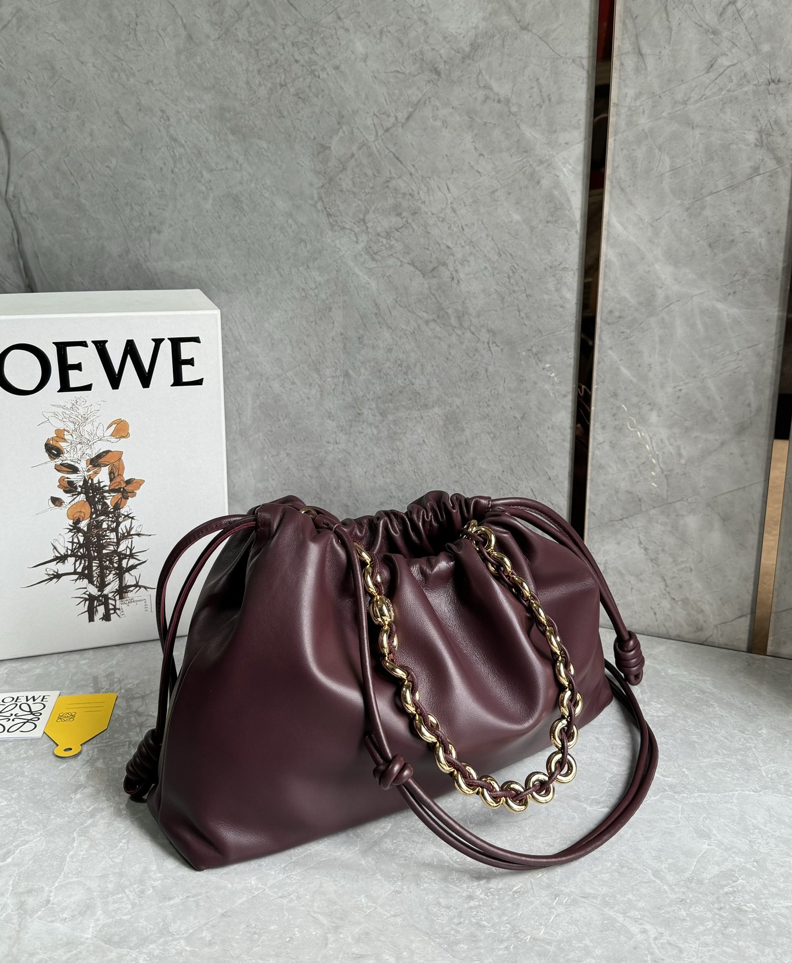 Large Flamenco purse in mellow nappa lambskin Red – LOEWE