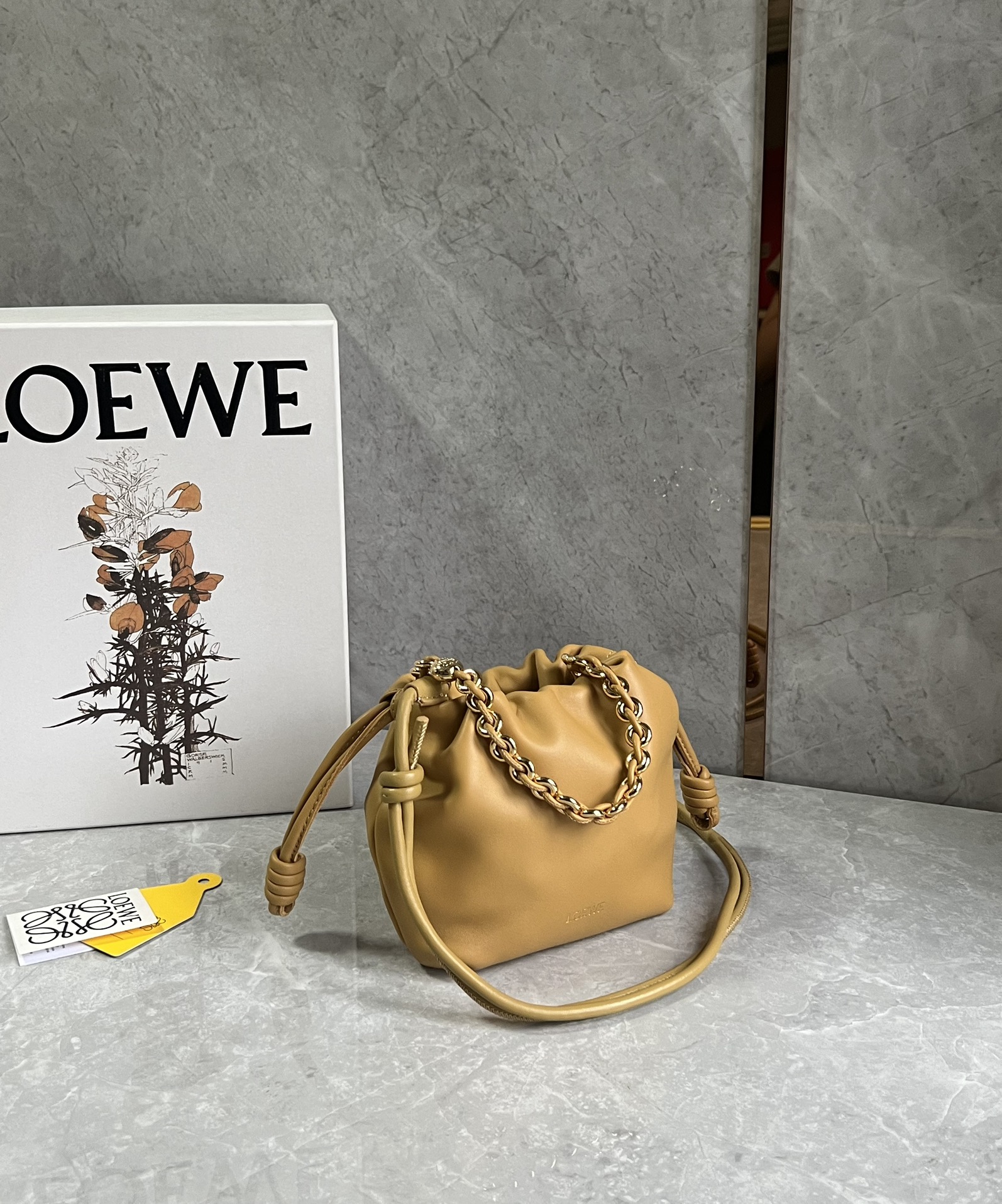 LOEWE – Flamenco Purse Bucket Bag In Mellow Nappa