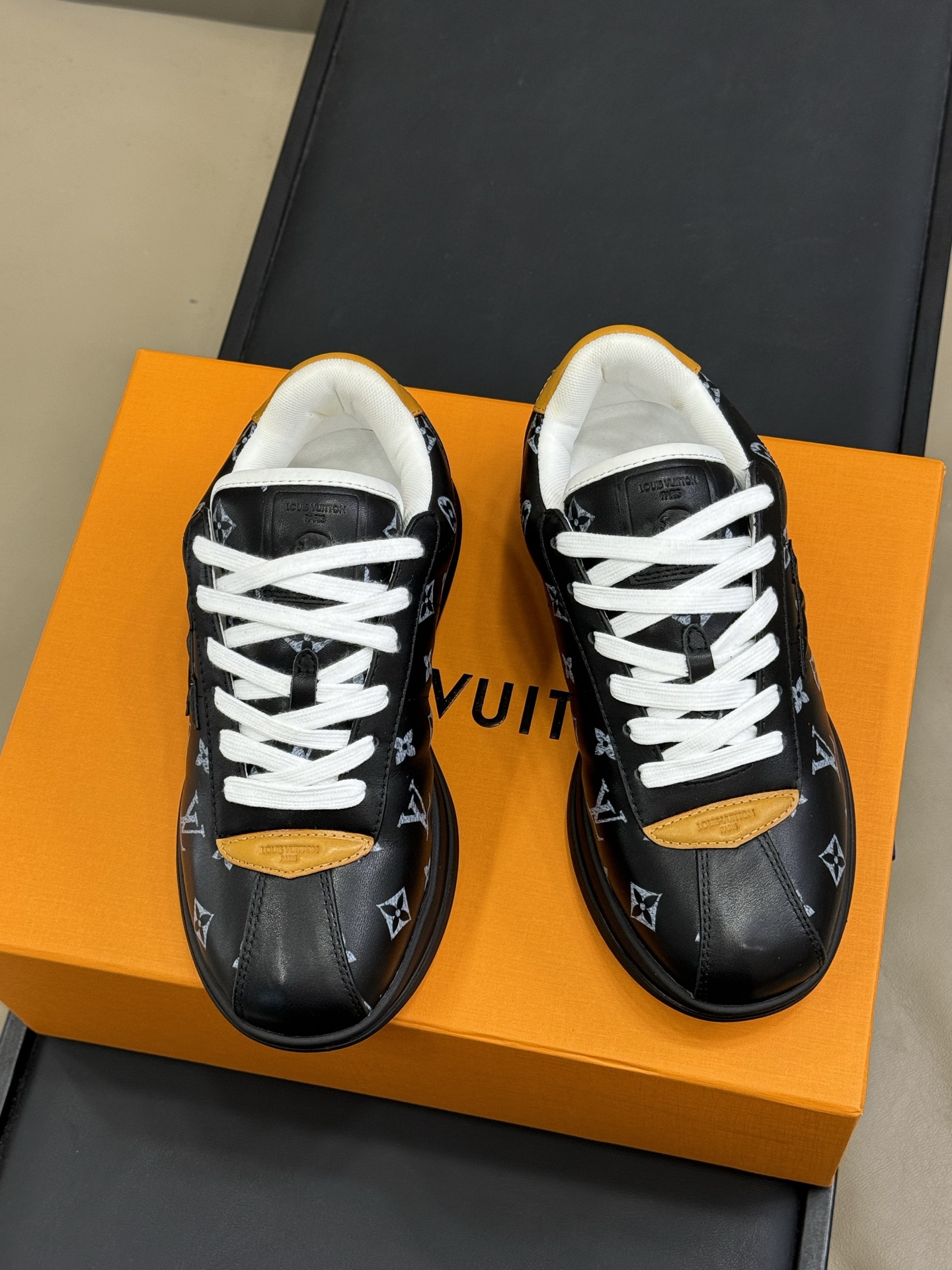 Louis Vuitton Nigo’s New Black Bread Bread Shoes