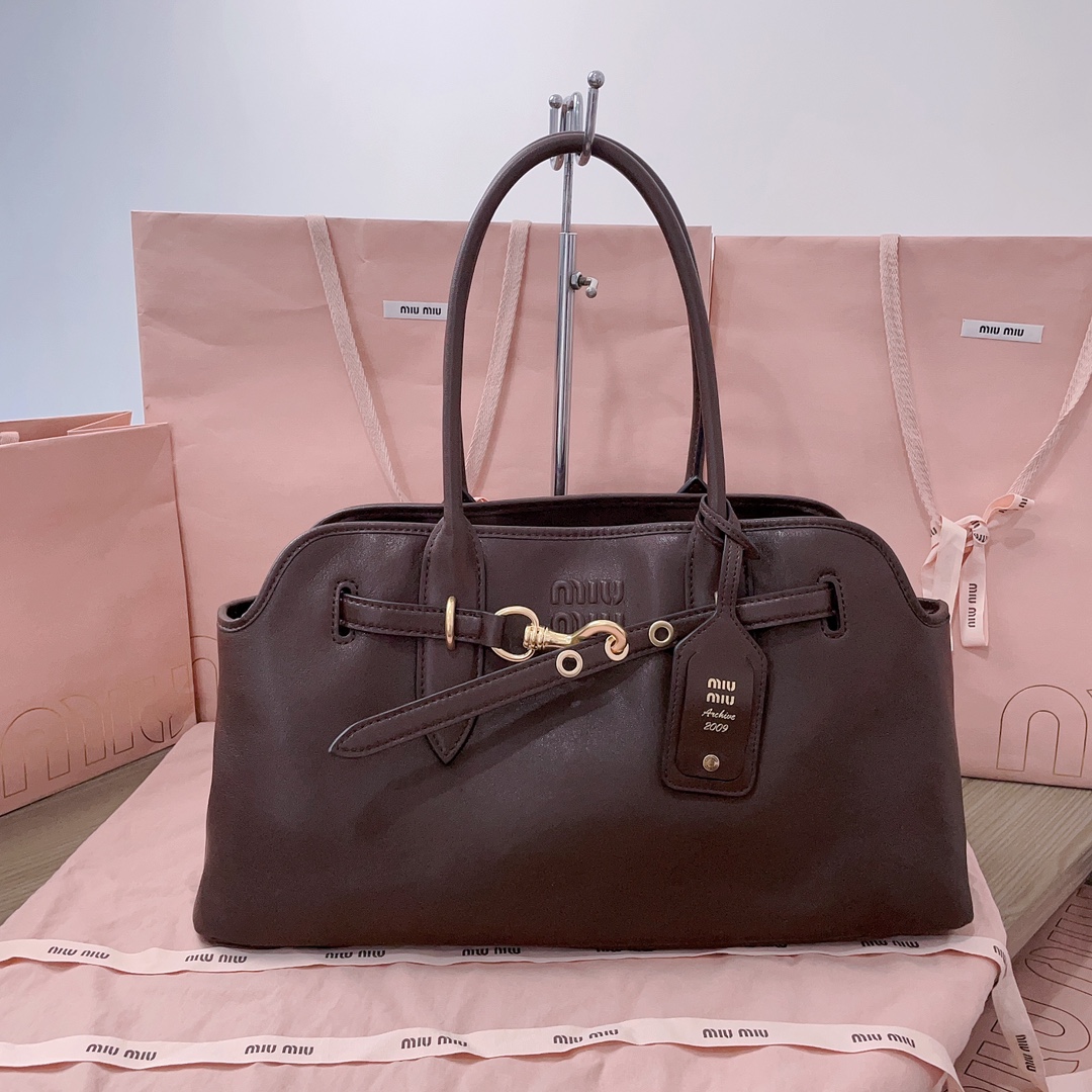 Miu Miu Briarwood Aventure Nappa Leather Bag | Miu Miu