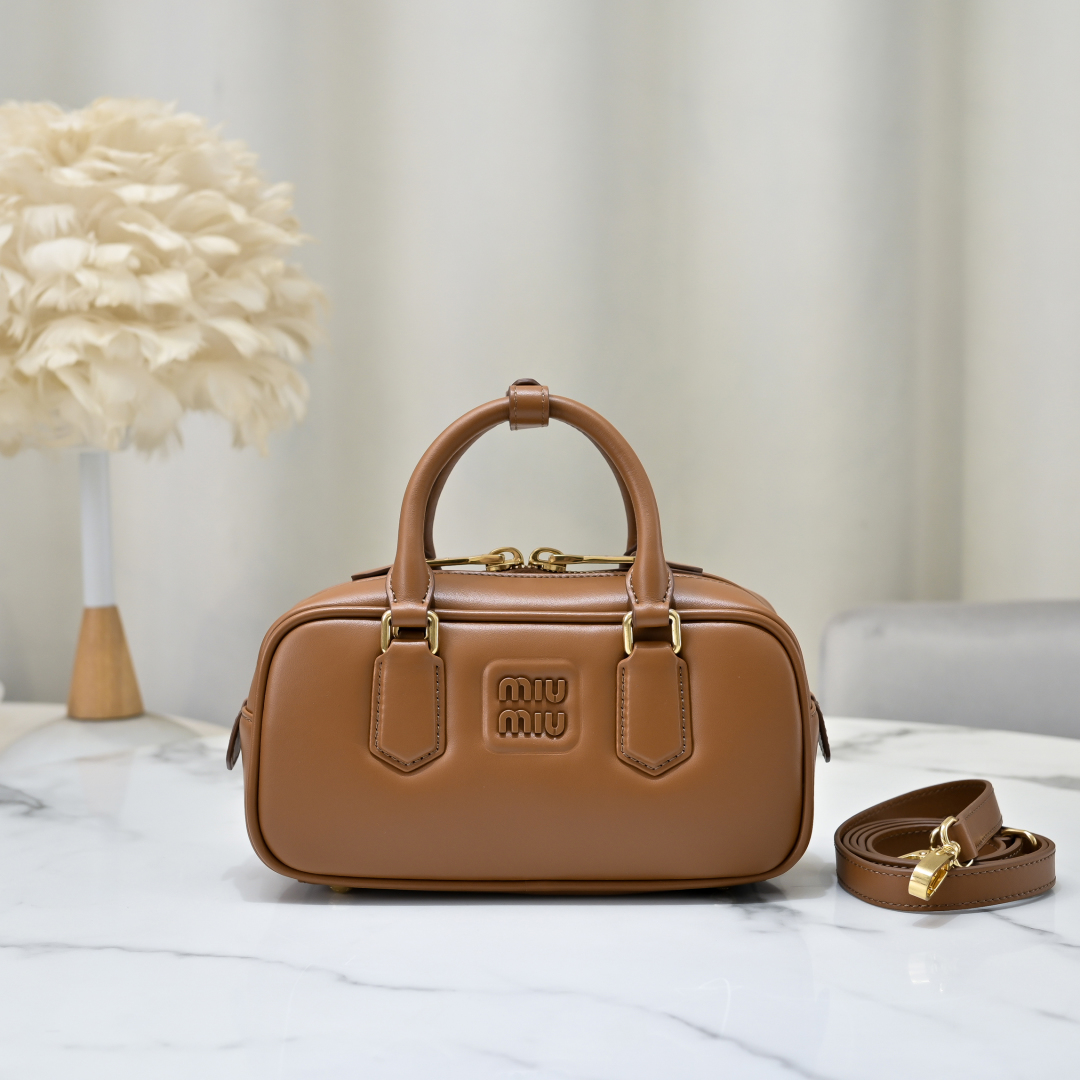 Miu Miu Brown Arcadie Womens Handbag Miu Miu