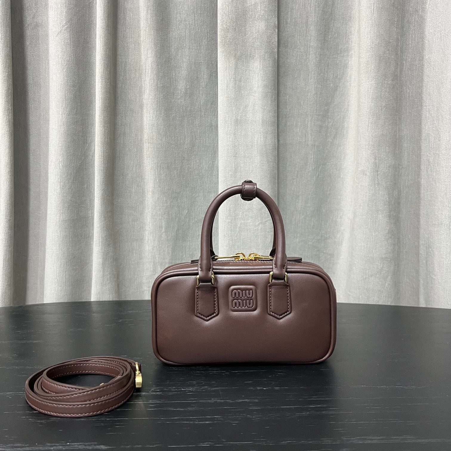 Miu Miu Briarwood Arcadie Leather Mini-bag | Miu Miu