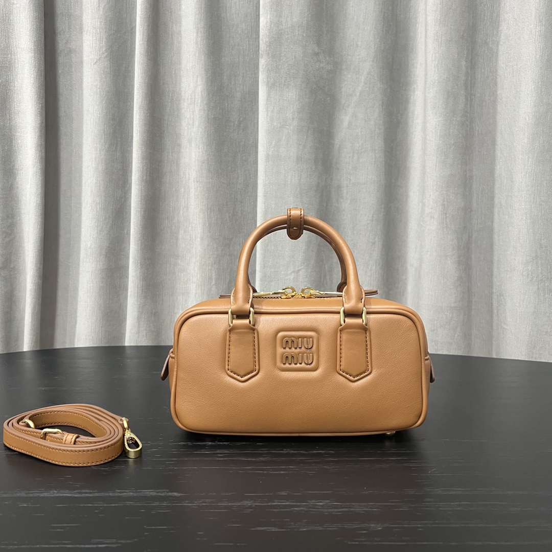 Miu Miu Brown Arcadie Womens Handbag Miu Miu