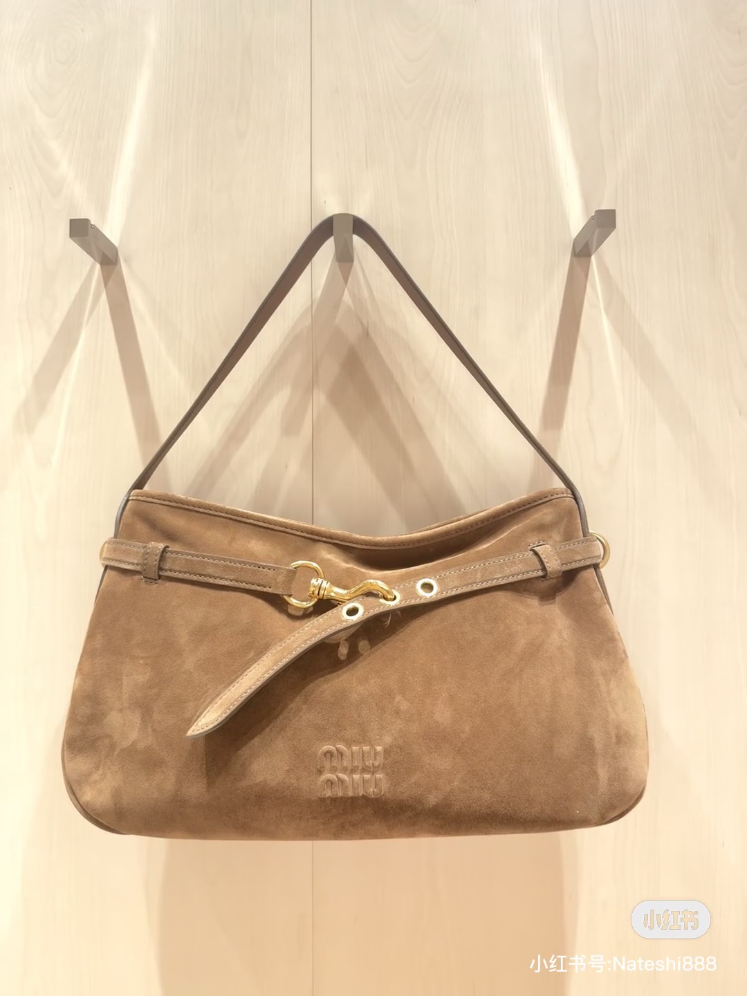 Miu Miu Black Wander Matelassé Nappa Leather Micro Hobo Bag | Miu
