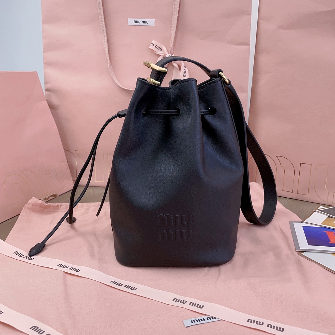 Miu Miu Black Nappa Leather Mini-bag | Miu Miu