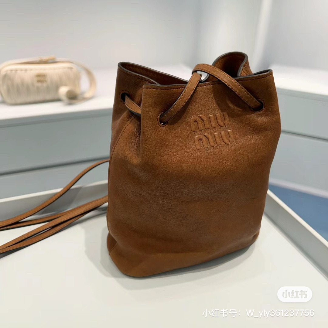 MIU MIU Nappa Mini Bag Oak 1667954 |