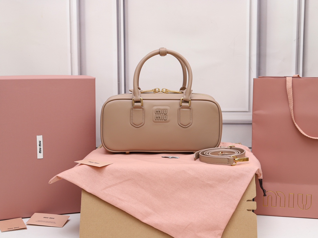 Miu Miu Mini Arcadie Tote Bag | Neutrals  gray