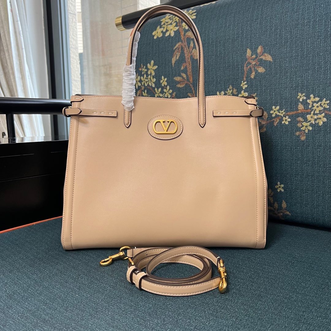 VALENTINO GARAVANI – Nellcôte Small Suede Tote Bag |