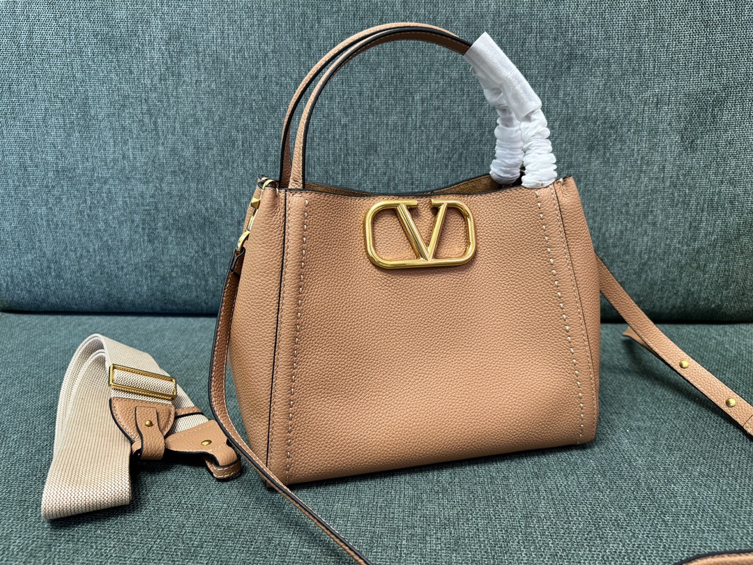 Valentino Garavani Medium Alltime Tote Bag | Brown