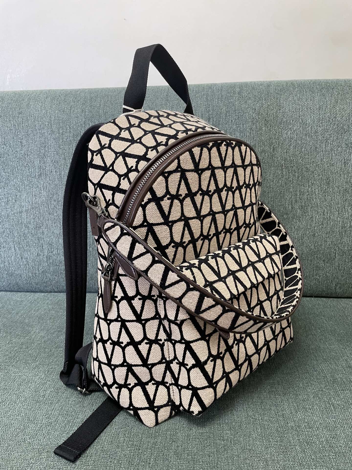 Valentino Garavani Toile Iconographe Backpack with