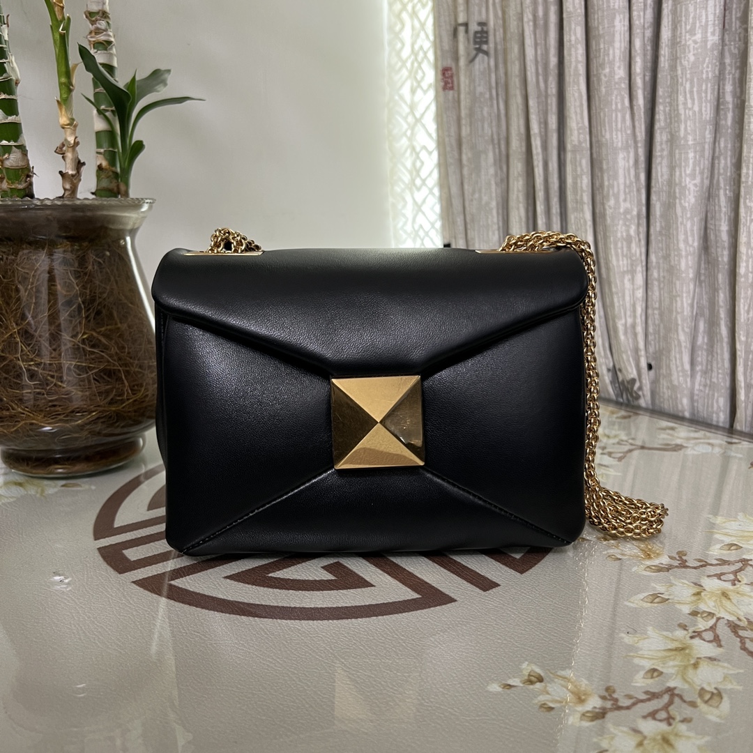 Valentino Garavani One Stud Small Napa Clutch Bag