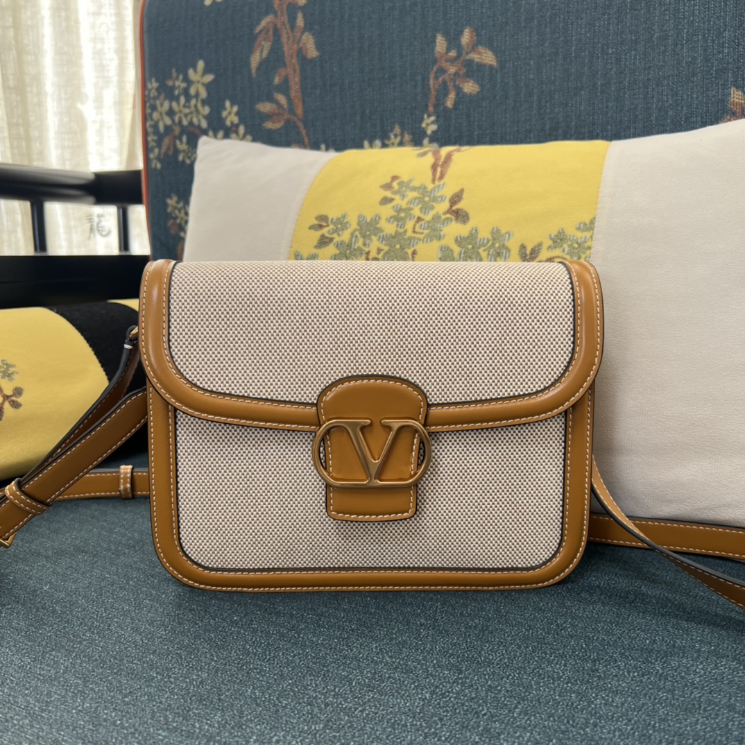 Valentino Valentino Garavani 9to5 Canvas Shoulder Bag for Woman in