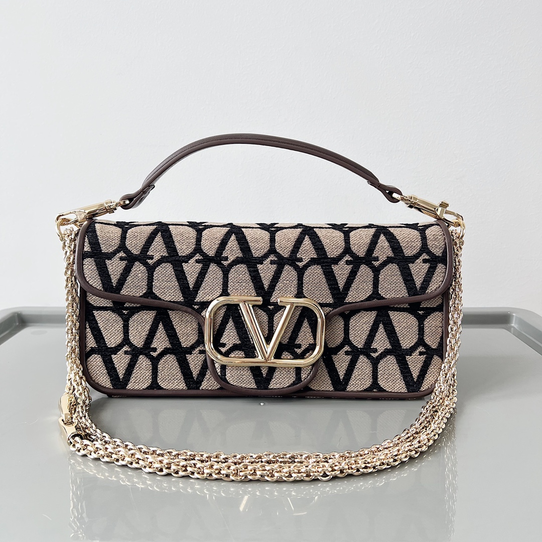 Valentino Small Valentino Garavani Locò Toile Iconographe Shoulder Ba