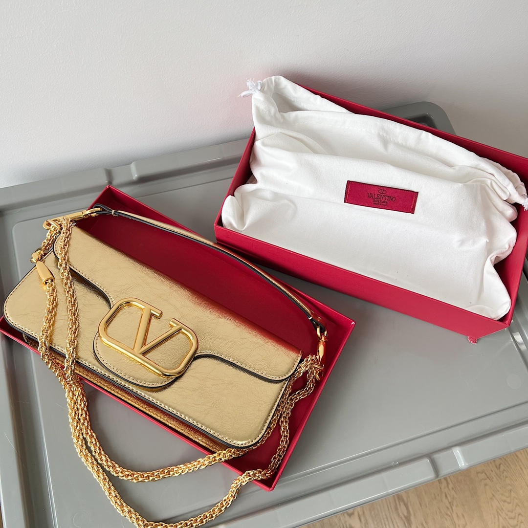 Valentino Loco shoulder jewel Logo Small Bag  goldValentino 00979