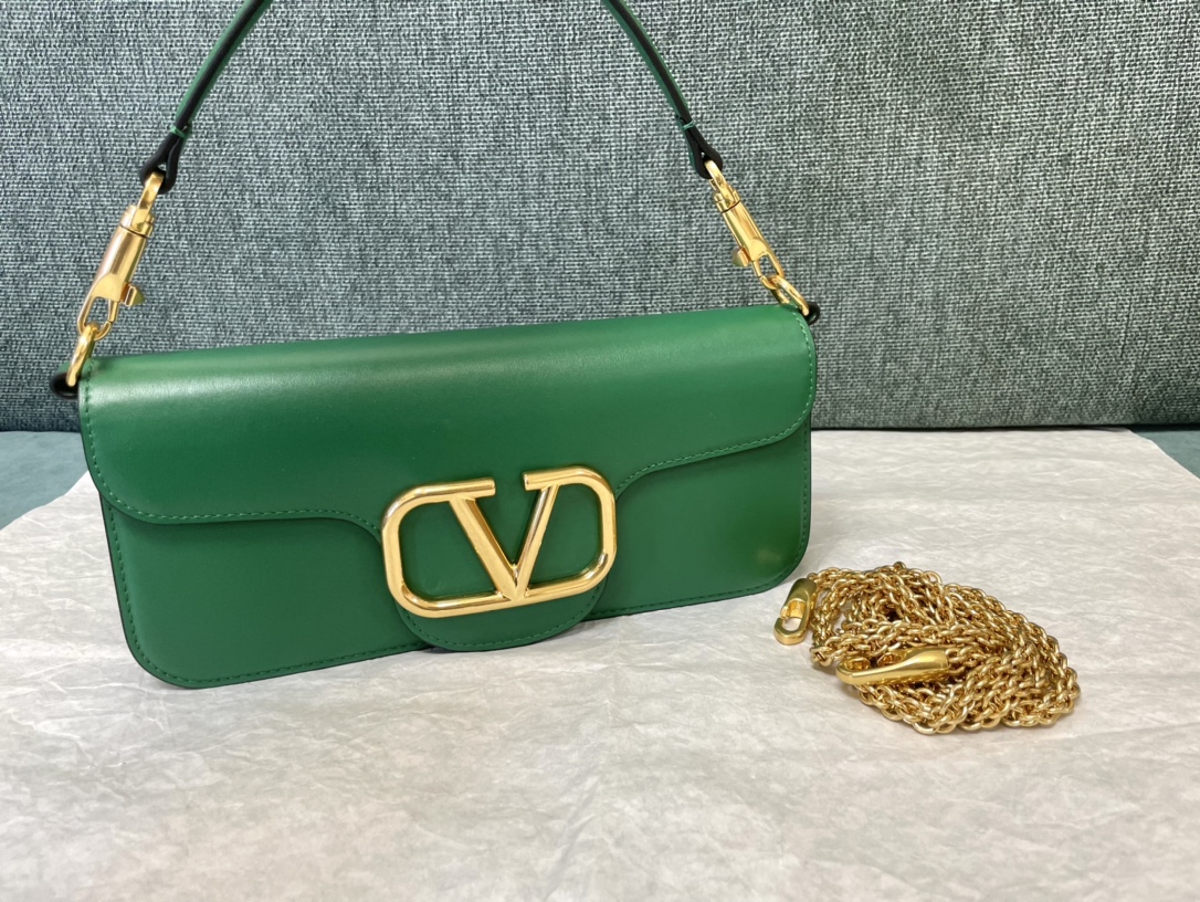 Valentino Garavani Locò Green Womens Valentino Garavani