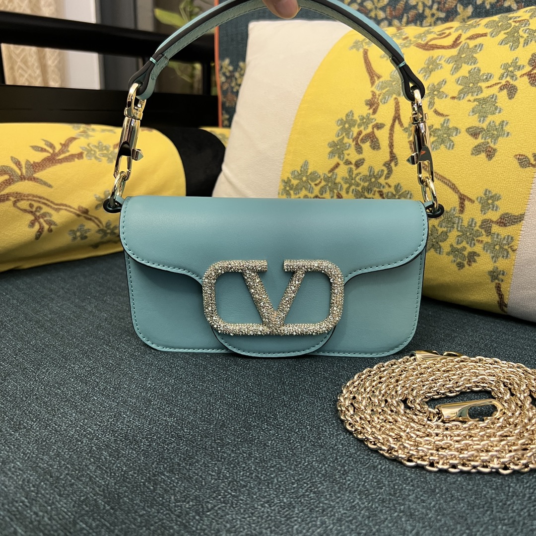 Valentino Garavani Locò Small Shoulder BagMINI With Jewel Logo