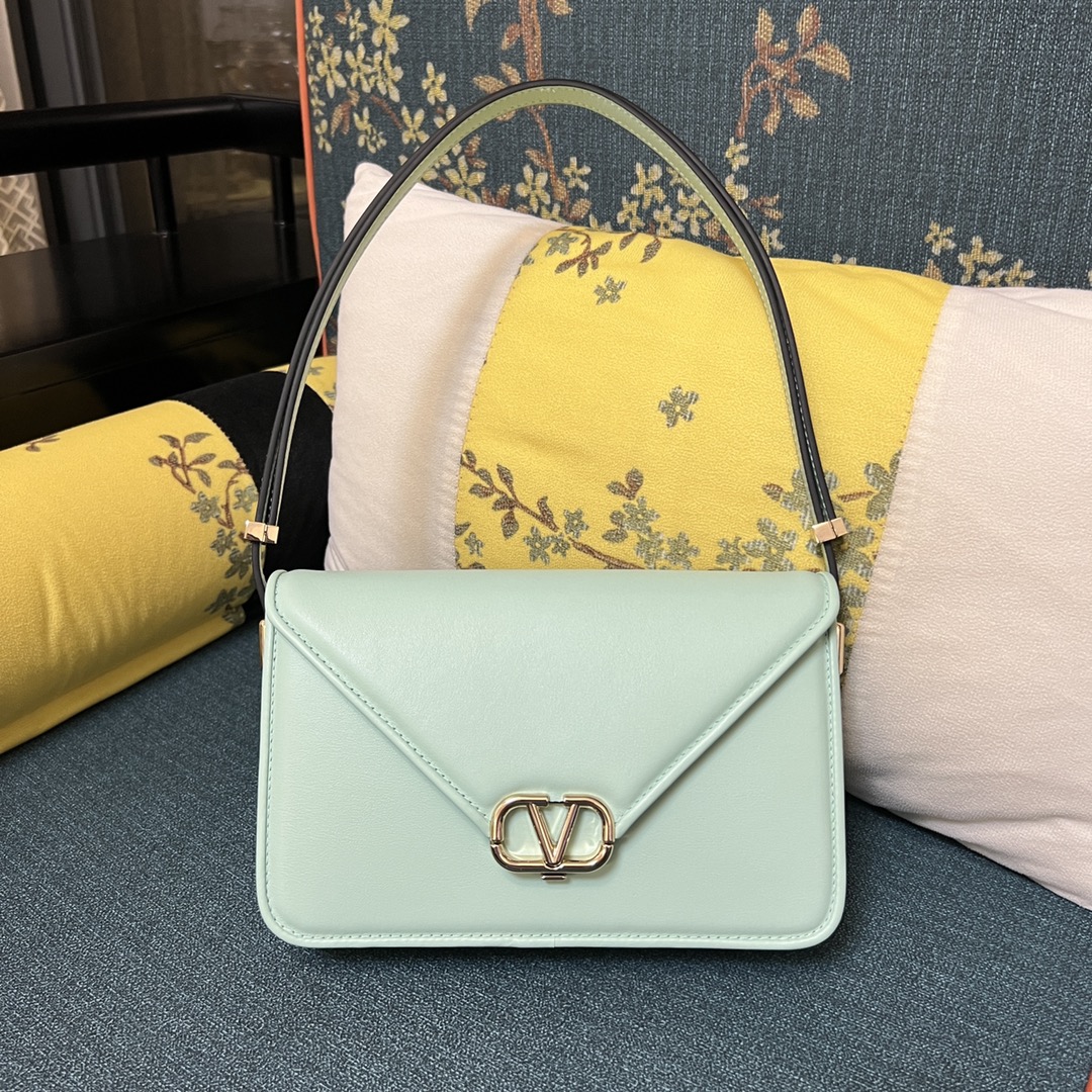 Valentino Garavani Small Letter Shoulder Bag – SKY BLUE