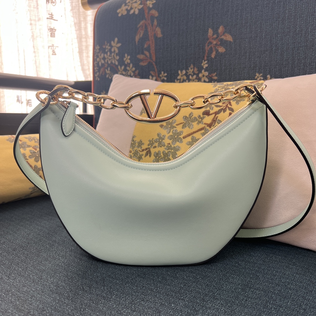 Valentino Garavani VLogo Moon Small leather tote bag Valentino