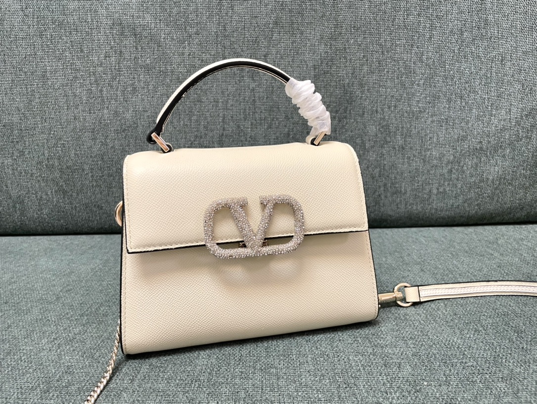 Valentino Garavani Mini Metallic VSLING Top-Handle Bag