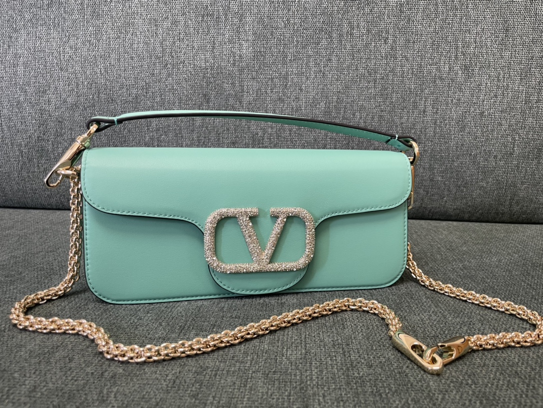 Valentino Valentino Garavani Locò Small Shoulder Bag With Jewel Logo