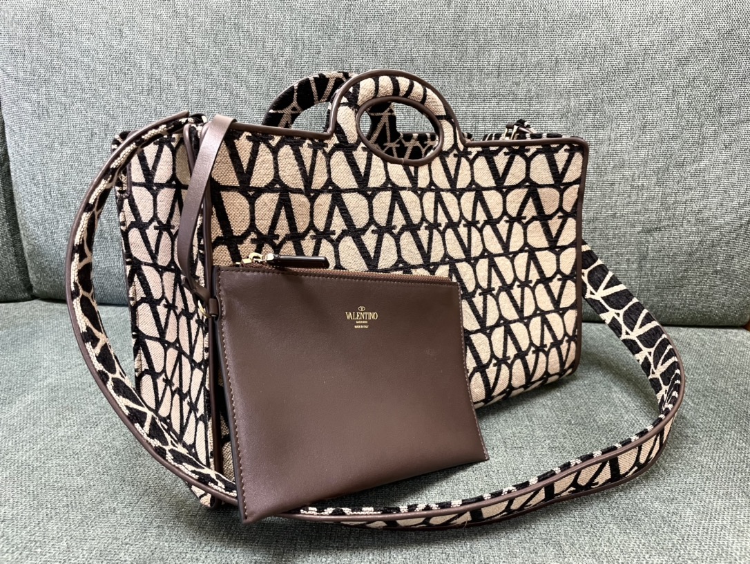 Valentino Le Troisième Toile Iconographic Small Tote Bag  Valentino 03299