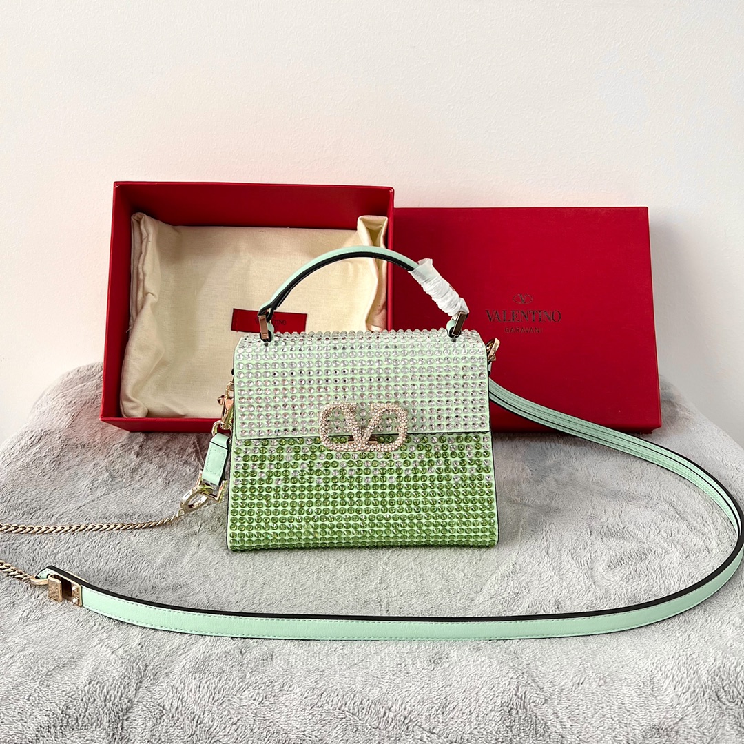 Valentino Garavani VSling Small embellished tote bag Valentino