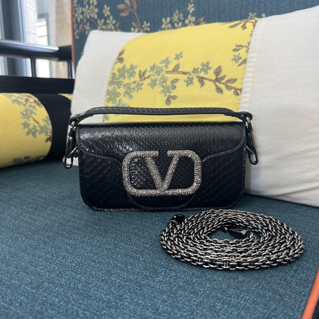 Valentino Vlogo Loco Small Leather Shoulder Bag Women’s