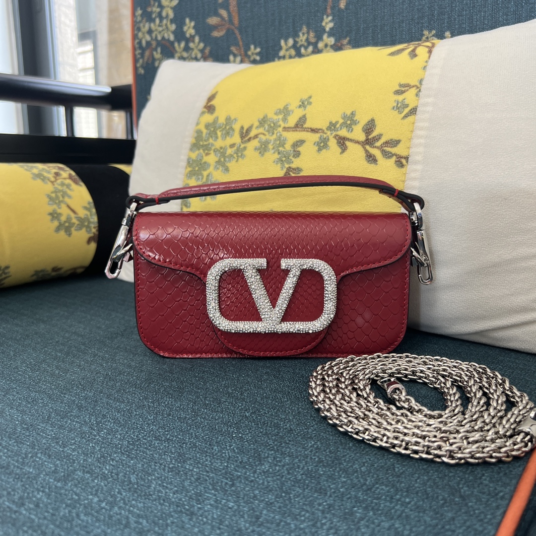 VALENTINO GARAVANI LOCÒ EMBROIDERED SMALL